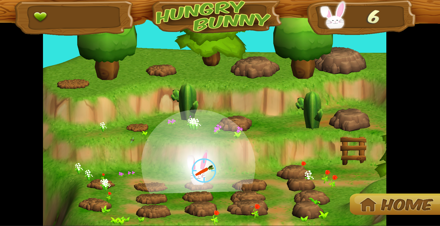 Hungry Bunny Gameplay Screenshot